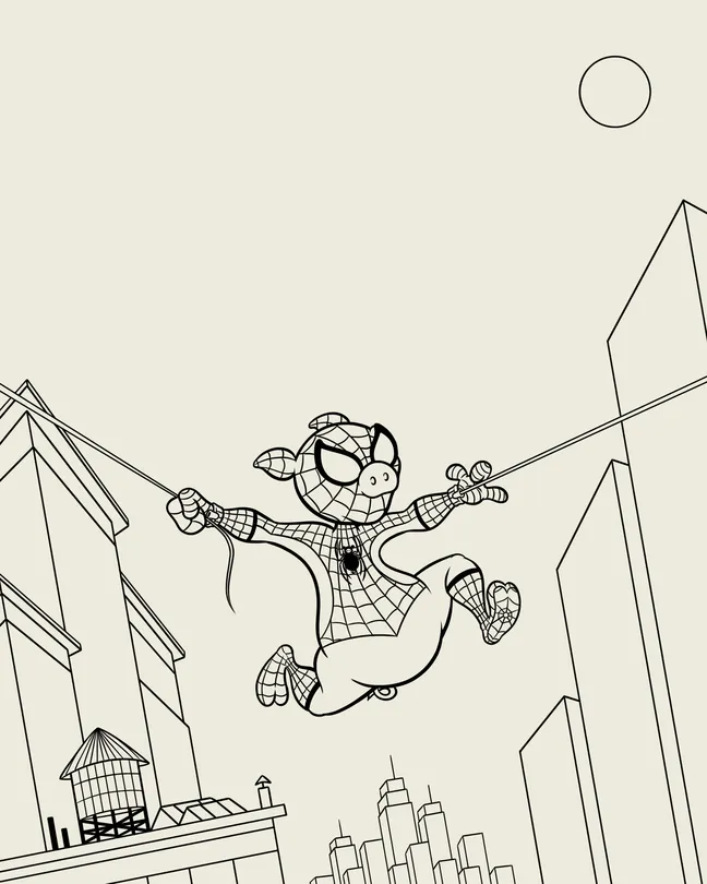Etapa 3: lineart finalizada do personagem
